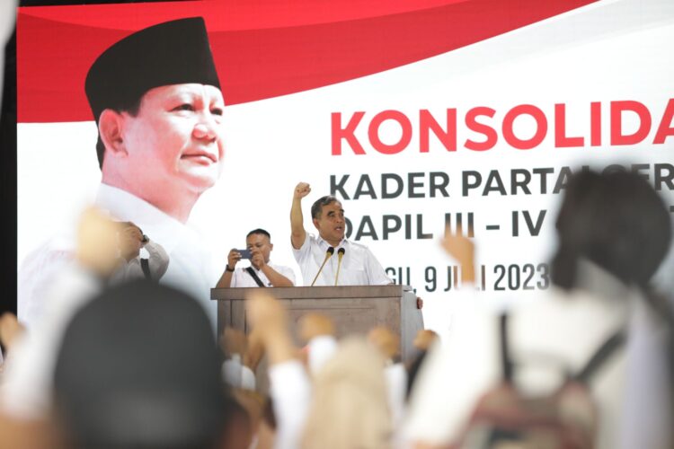 Muzani Singgung Persoalan PPDB Zonasi di Hadapan Ribuan Kader Gerindra