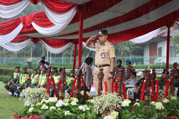 Siap Amankan Proses Tahap Pemungutan Suara, Pemkab Bogor dan Forkopimda Gelar Apel Pasukan Operasi Mantap Brata 2024 Tahap Pungut Suara