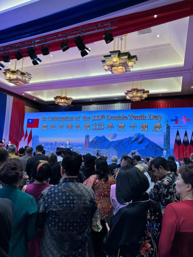 Taipei Economic and Trade Office Gelar Resepsi Peringatan Hari Nasional Republic of China (Taiwan) ke-113