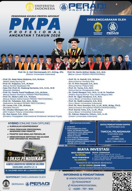 Ketum Serikat Media Siber Indonesia (SMSI) Himbau Kepada Pengurus dan Anggota Ikut PKPA Atau Pendidikan Mediator